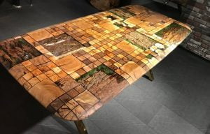 Forest Epoxy Resin Dining Table