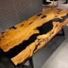 epoxy resin olivie dining table