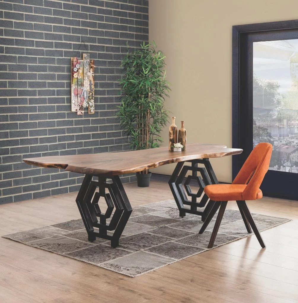 walnut table dining