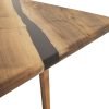 black resin river epoxy table