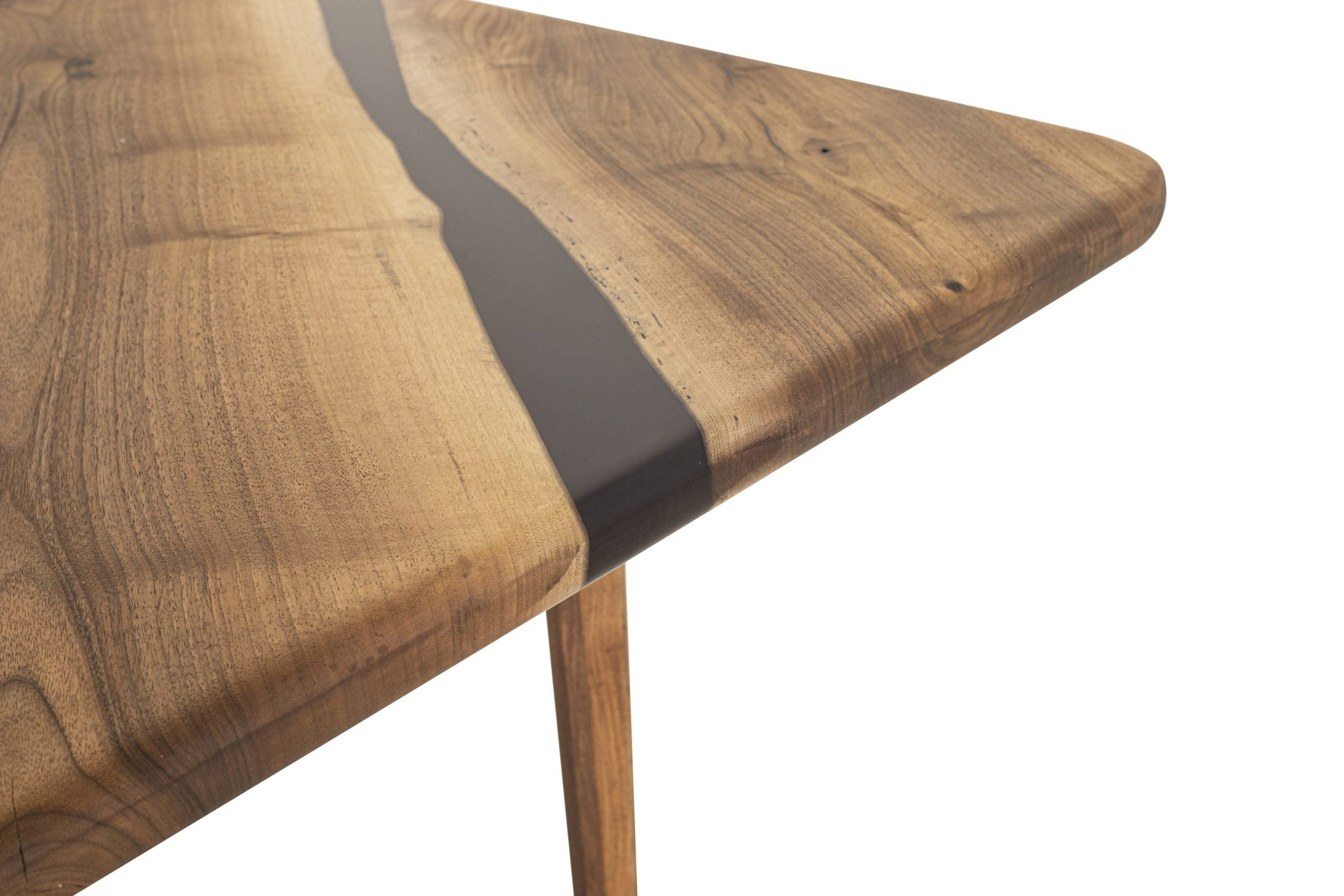 black resin river epoxy table