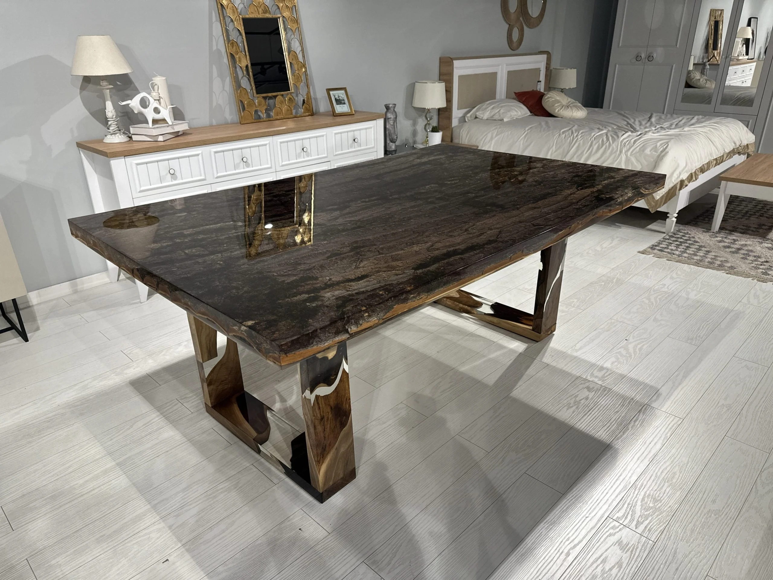 tree bark table