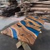 resin hackberry dining table